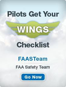 Pilots Get Your WINGS Checklist