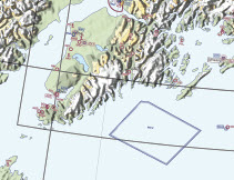 sample Alaska VFR wall planning chart