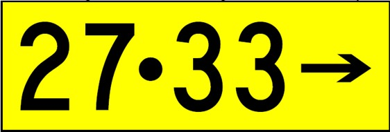 FIG AD 1.1-51 Destination Sign for Common Taxiing Route to Two Runways