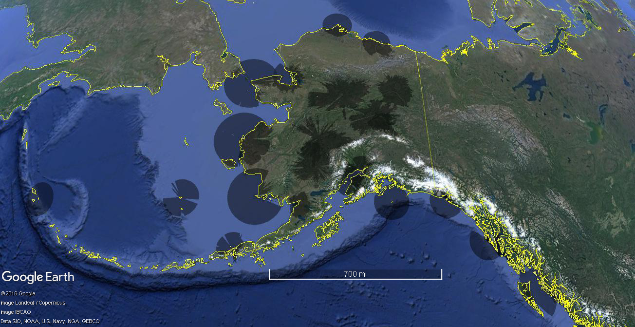 FIG ENR 1.6-5 Alaska with SSR Coverage at 1,500' AGL