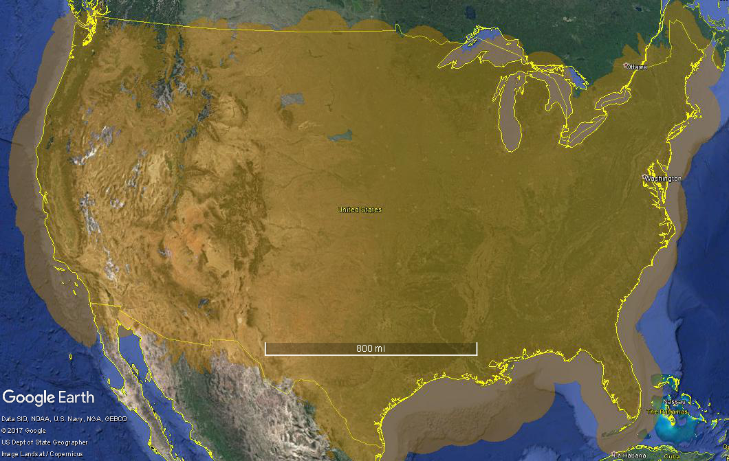 FIG ENR 1.6-9 CONUS with ADS-B Coverage at 5,000' AGL