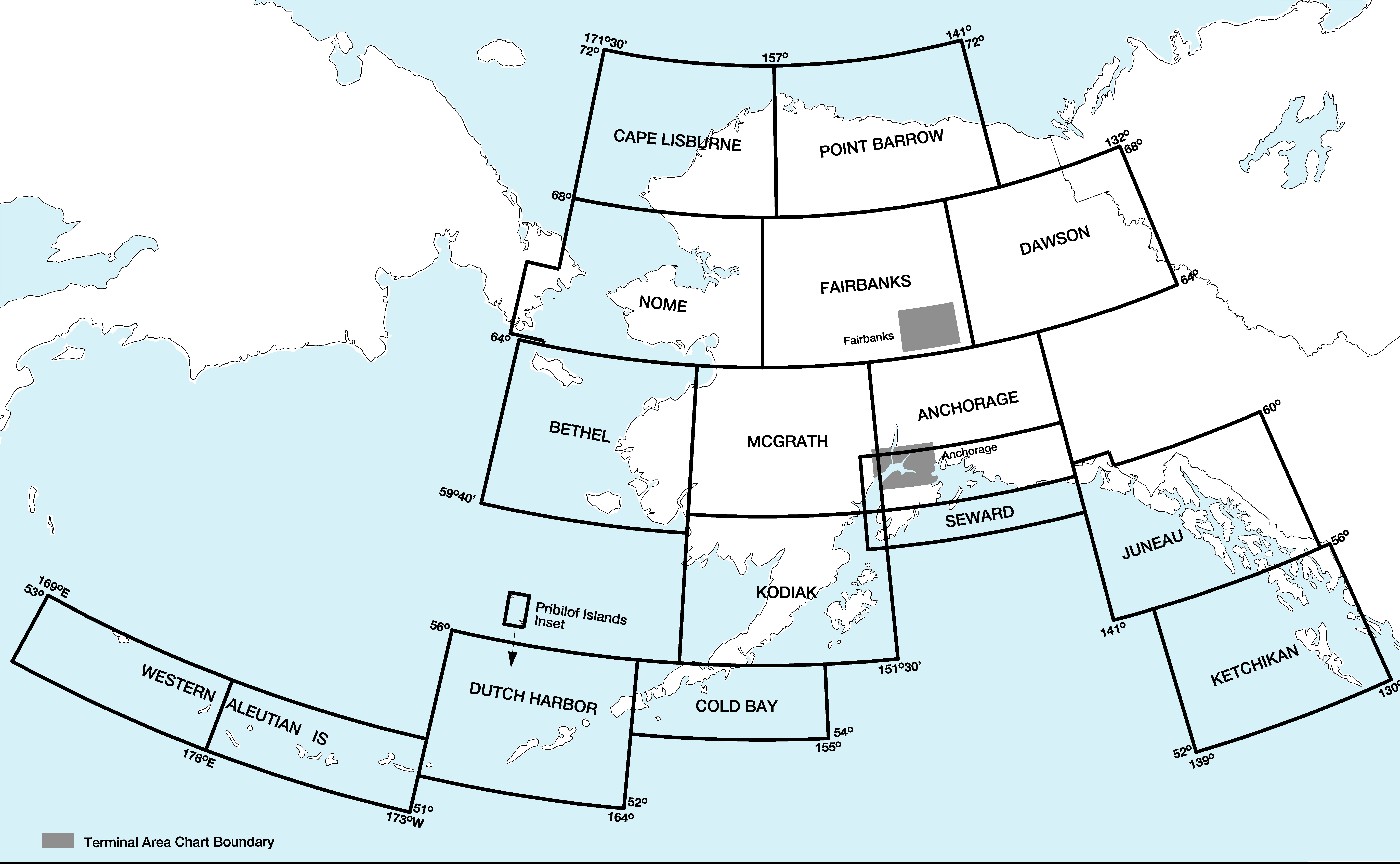 FIG GEN 3.2-2 Sectional and VFR Terminal Area Charts for Alaska