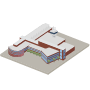 Illustration of the William J Hughes Technical Center