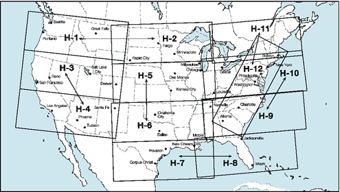 Jeppesen High Altitude Enroute Charts