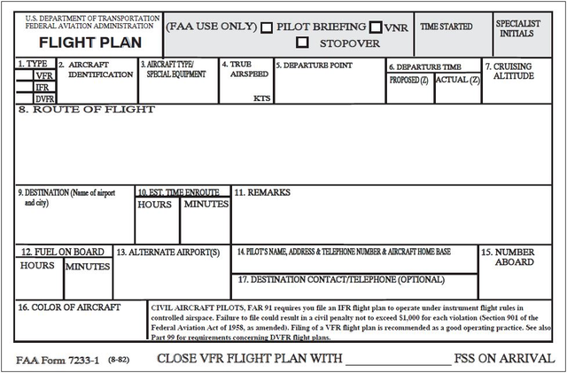 FAA FORM 7233-4 PDF