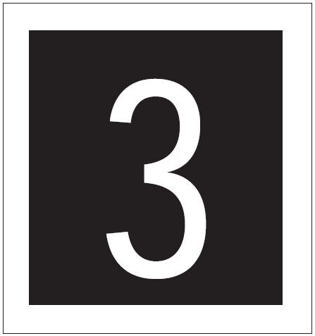 A graphic depicting a runway distance remaining sign indicating 3,000 feet of runway remaining.