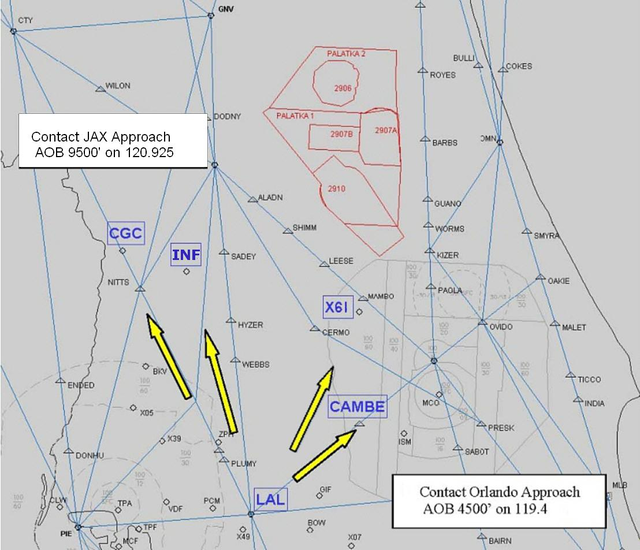 Graphic depicting IFR Pick Up procedures.