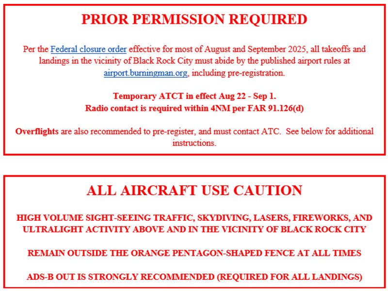 PPR and Caution Aircraft boxes.