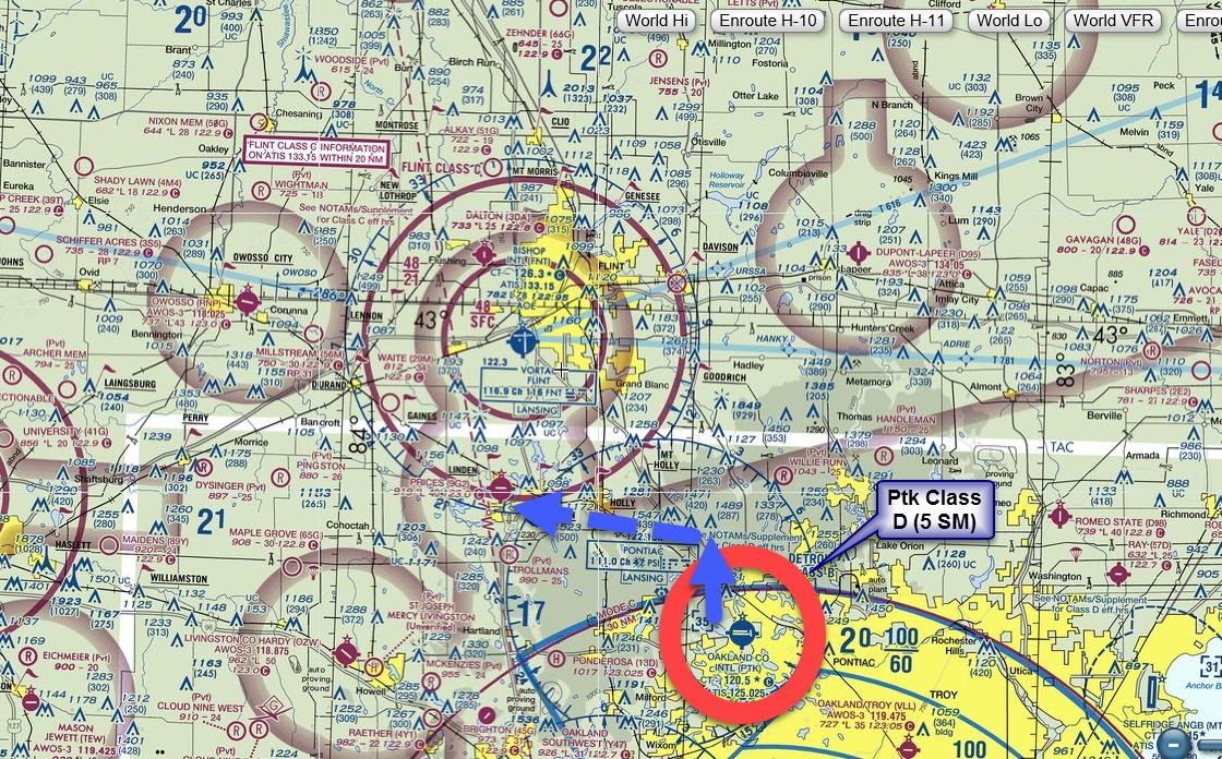 Linden VFR Departure graphic.