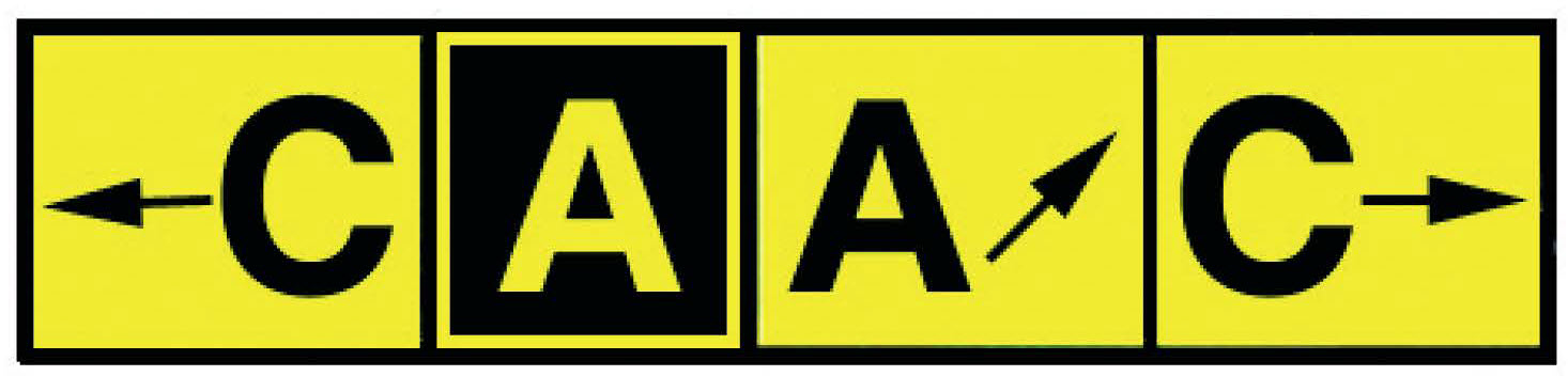 Taxiway Direction Sign
