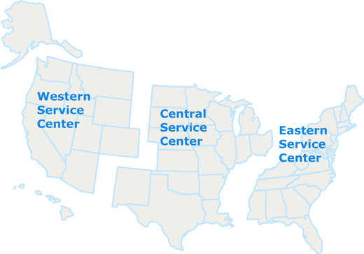 ATO Service Center Map