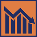 downward trend icon
