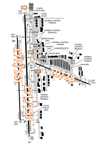 APA Airport Diagram