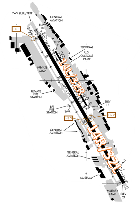 bfi airport diagram sectional chart