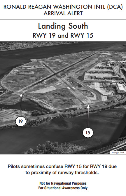 Ronald Reagan Washington Intl (DCA) Arrival Alert Notice