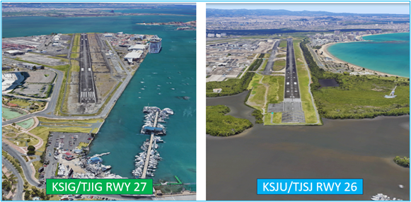 Fernando Luis Ribas Dominicci Airport (SIG) (TJIG) wrong airport landing risk.