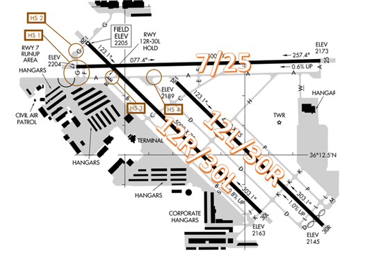 vgt-airport-diagram.png North Las Vegas Airport (VGT) airport diagram