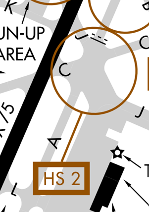 Buchanan Field Airport (CCR) Hot Spot 2 Risk of runway incursion and/or surface incident. TWY J, TWY A, TWY C, and TWY K. Expanse pavement and complex geometry due to converging TWYs.