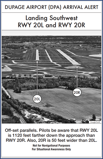 DuPage Airport (DPA) Arrival Alert Notice 