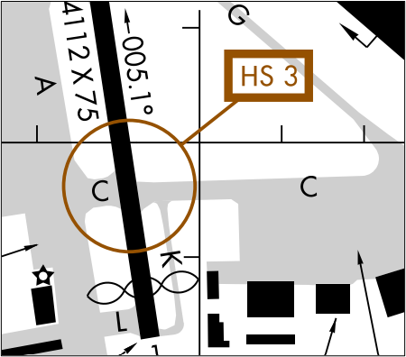 	Hotspot 3 has direct access from the ramp to RWY 1/19. The RWY comes up shortly after exiting the ramp, and because of this, some pilots have failed to hold short of the RWY.