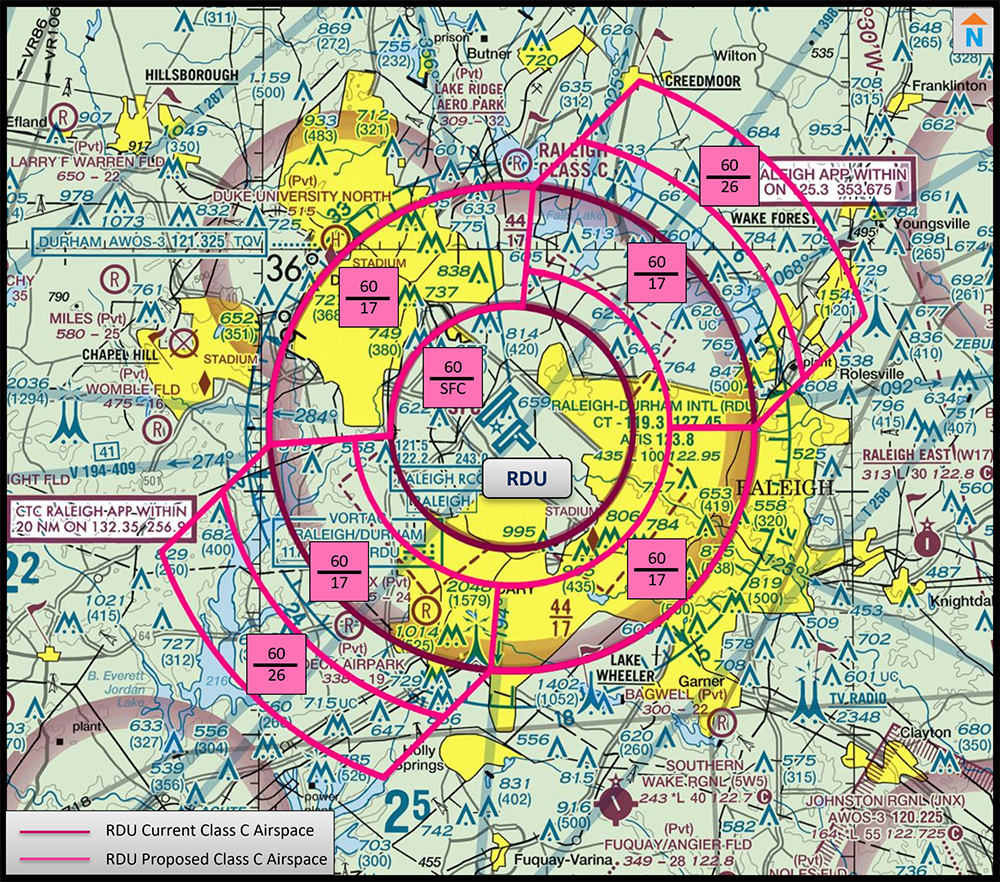 Raleigh-Durham Sectional Chart