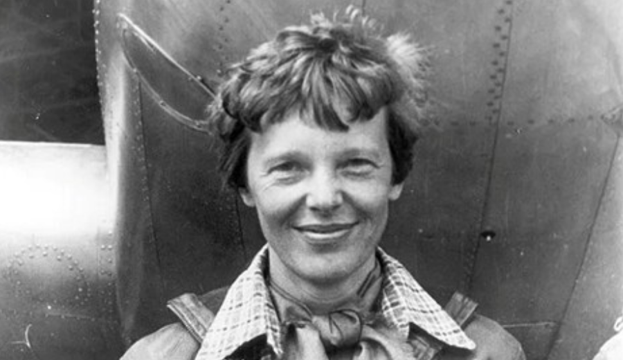 Amelia Earhart portrait