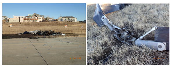 Photos of the accident site
