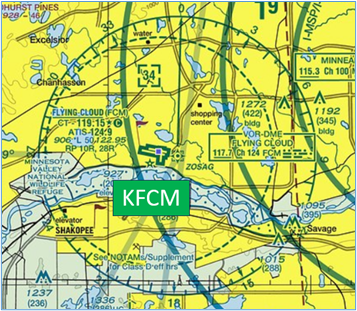 Flying Cloud Airport (FCM) Sectional Chart