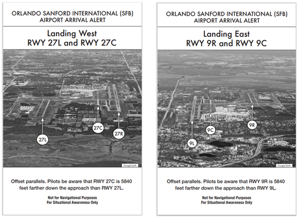 Orlando Sanford International Airport (SFB) Arrival Alert