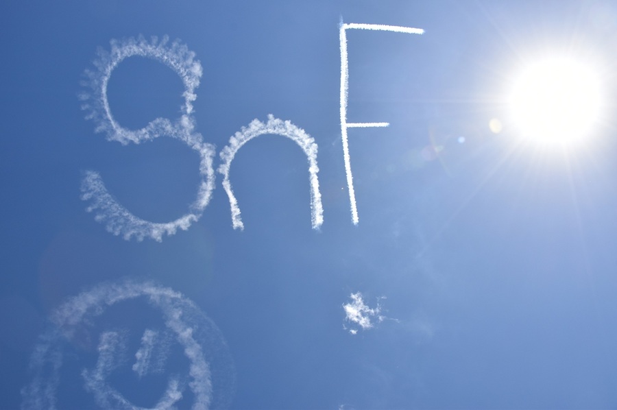 Unique skywriting at SUN ‘n Fun Aerospace Expo (photo: FAA) 