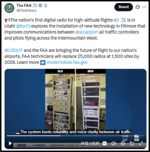 local media coverage of new equipment