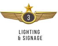 Lighting & Signage Wings