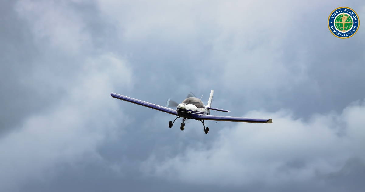 GA aircraft flying