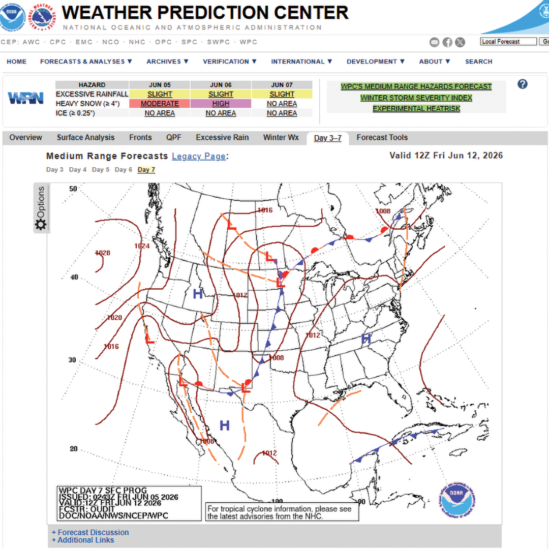 Surface Prog chart