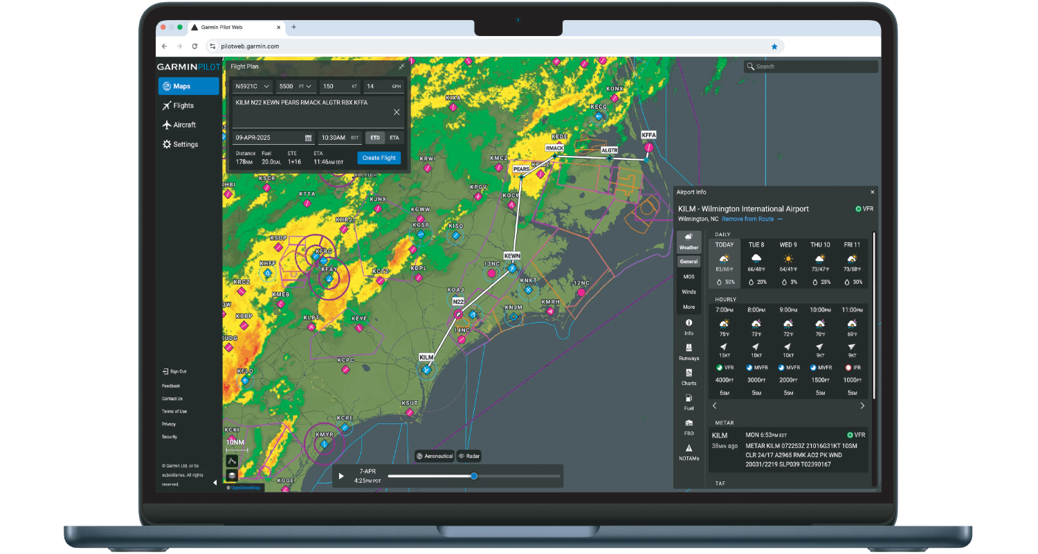 Garmin screenshot