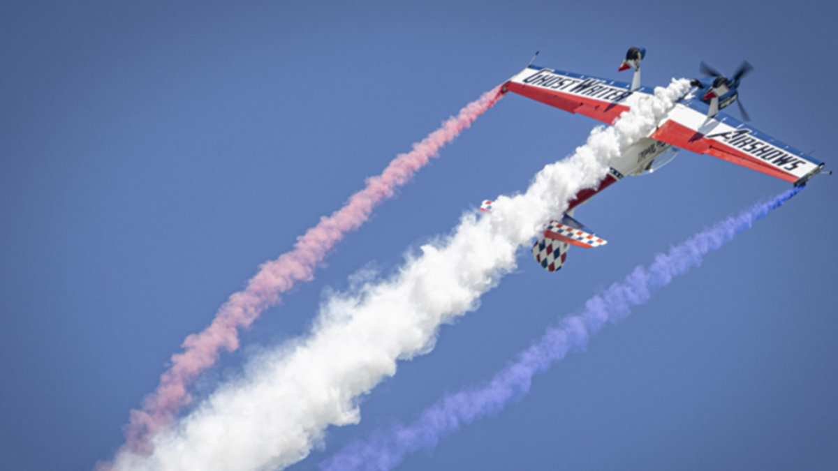 Aerobatic demonstration at EAA AirVenture Oshkosh