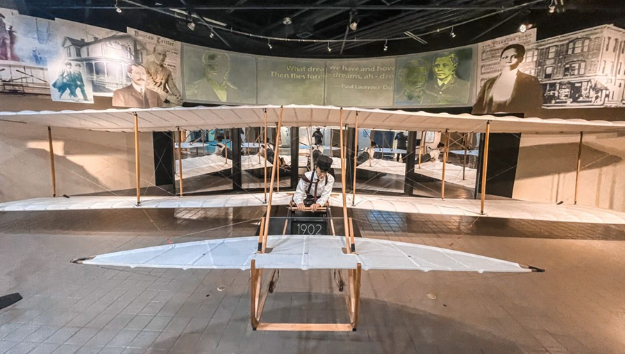 A replica of the 1902 Wright Glider