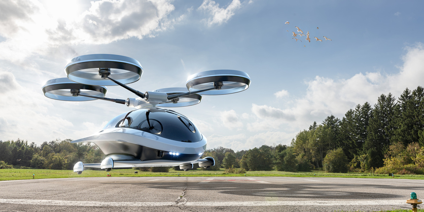 eVTOL stock image
