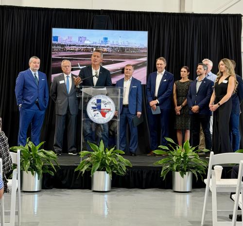Federal officials, industry stakeholders and state leaders gathered to watch demonstrations of BETA Technologies’ ALIA electric aircraft and Joby Aviation’s S4 eVTOL