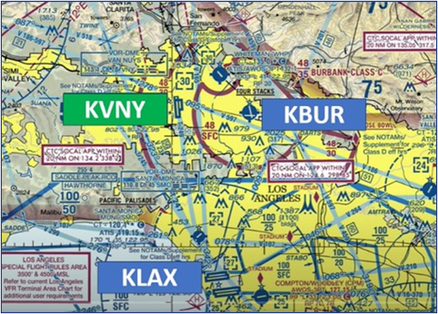 Van Nuys Airport (VNY) Sectional Chart