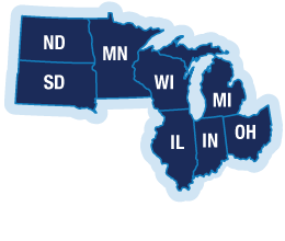 illustration of Central Region