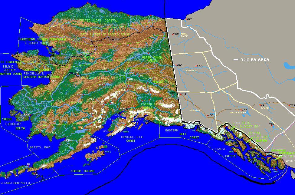 Alaska Forecast Areas