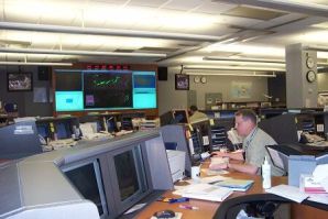 Picture of scheduling operations center.