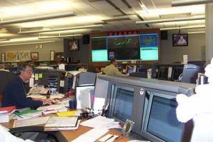 Picture of scheduling operations center.