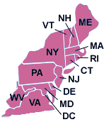 Map of Atlantic City FIFO area.