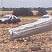 Addison, TX Fatal Crash Site - Wreckage of Cessa 172, July 8,2003.
