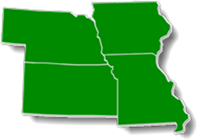 Map of the FAA Central Region