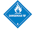 Dangerous Wet Label
