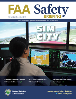 FAA Safety Briefing - November/December 2017 Sim City