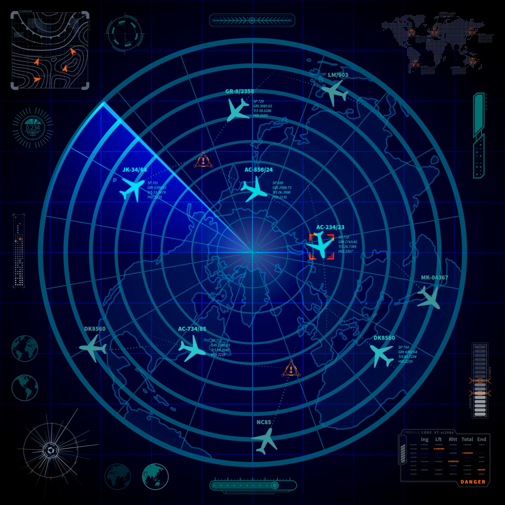 Digital Radar-Like Screen